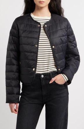 Michael Kors Reversible Quilted Jacket in Black at Nordstrom, Size Medium