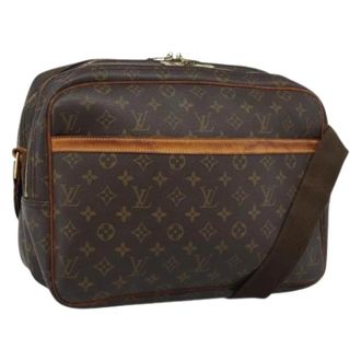 Louis Vuitton Pre-owned Reporter GM Schoudertas - Dames - Pre-owned - Bruin - Maat: ONE Size Leer