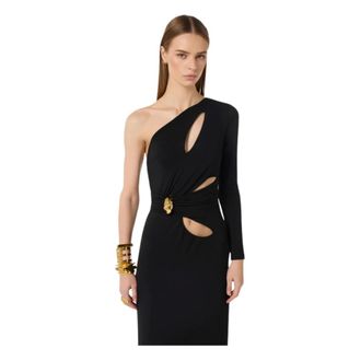 Elisabetta Franchi Mujer, Vestidos, Negro, Talla: S