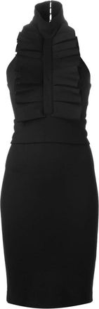 Dsquared2 Elegante Jurk - Dames - Feestkleedjes - Zwart - M - Nylon - Kleedjes