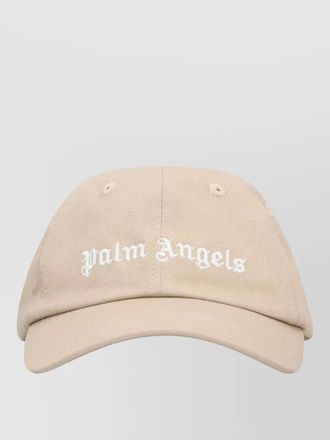 Palm Angels logo baseball hat curved brim design