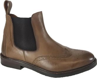 Ambiorix Schoenen, Heren, Bruin, 41 EU, Leer, Nomera-Sup Chelsea Boot