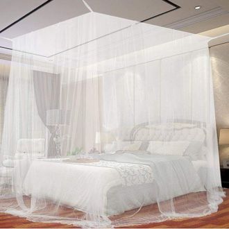 OEM Mosquitera Para Cama, Mosquitera Cuadrada Grande Para Camas Extragrandes, Mosquitera Tipo Dosel Para Interiores Y Exteriores Para Camas Individuales Y