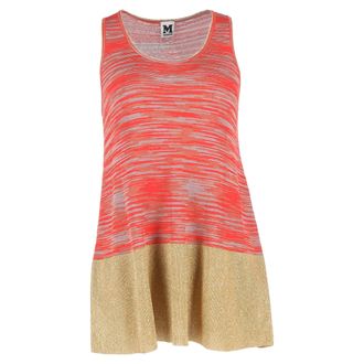 Missoni M Missoni Knitted Tank Top in Multicolor Viscose