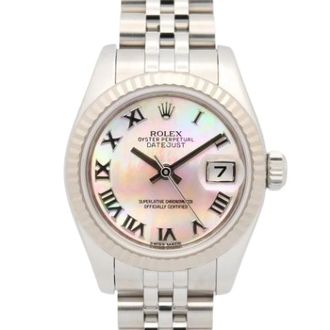 Rolex Pre-owned Lady-Datejust 26 Polshorloge - Dames - Vintage Horloges - Wit - ONE Size - Vintage