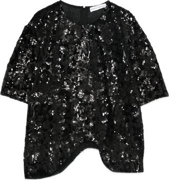 Niccol&ograve; Pasqualetti Onda Sequinned Asymmetric Top