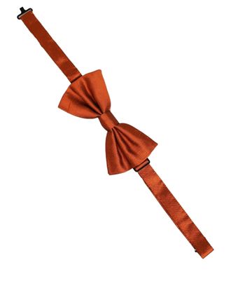 Dolce & Gabbana Silk Bow Tie - Orange