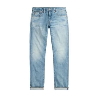 Polo Ralph Lauren Straight Fit Jeans, male, Blue, W35, Straight-leg Jeans