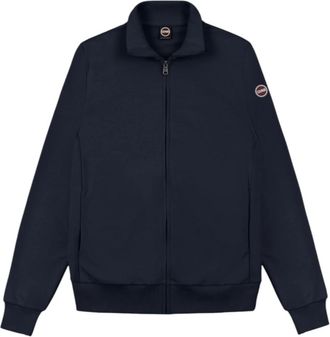 Colmar Blauwe Sweater Model 6143 - Heren - Vesten met rits - Blauw - S - Katoen - Hoodies & sweatvesten