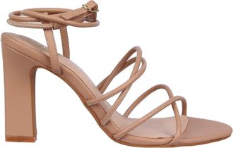 Biba Selita leren sandalen met blokhak voor dames (Naakt)