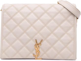 Saint Laurent Pre-owned Saint Laurent Small Quilted Lambskin Becky Chain Shoulder Bag MAL579607 1219