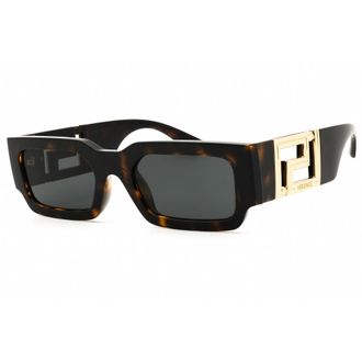 Versace Mens Brown Rectangular Sunglasses VE4506U