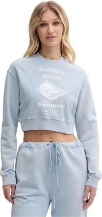 Moschino Donna, Felpe, Blu, L, new