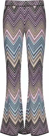 Minnie Rose Womens Viscose Chevron Pants In Multi