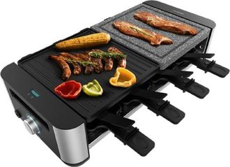 Cecotec Raclette Inox Cheese&Grill 16000 Inox MixGrill Cecotec