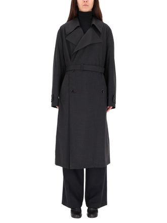 Christophe Lemaire Double Breasted Trench Coat