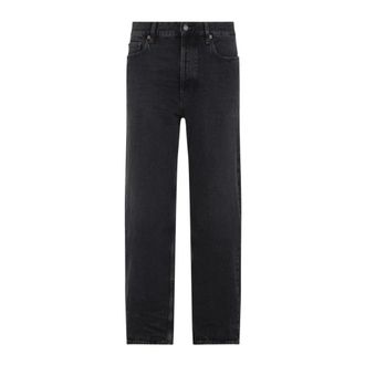 Saint Laurent Straight Jeans, male, Black, Size: W33 Black Jeans for Men Aw25