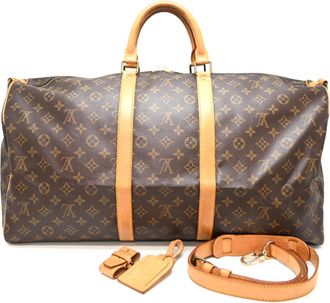Louis Vuitton Brown Monogram Boston Bag (Pre-Owned)