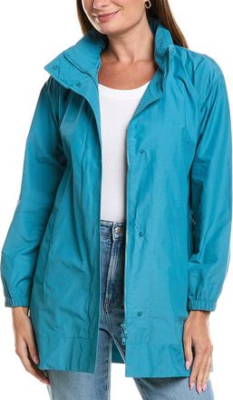 Eileen Fisher Eileen Fisher Petite Stand Collar Long Coat