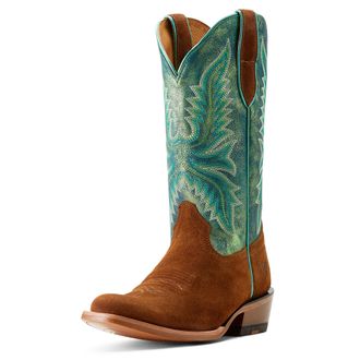 Ariat Womens Futurity Flash K Toe Western Boots in Glazed Ginger Night Vision, B Medium Width, Size 4.5, by Ariat