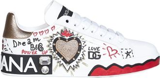 Dolce & Gabbana Sneakers - Dames - Sneakers - Wit - 38 EU - Schoenen