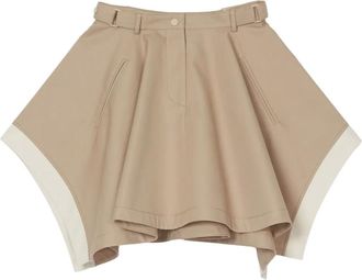 3.1 Phillip Lim Minigonna con balza - Toni neutri