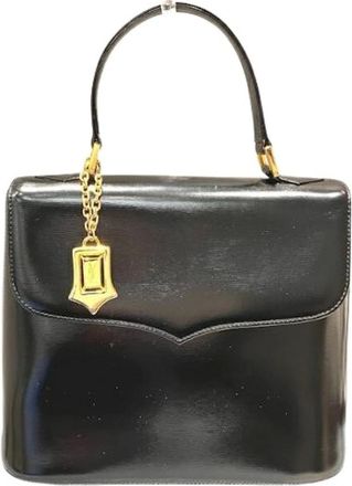 Saint Laurent Pre-owned Handbags, female, Black, Size: ONE SIZE Pre-owned Leather Handbag