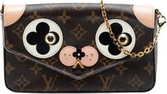 Louis Vuitton Pre-owned Cross Body Bags, female, Brown, Size: ONE SIZE Pre-owned Pochette Felicie