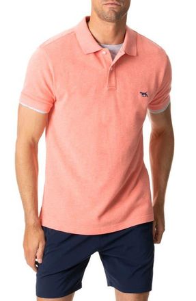 Rodd & Gunn Gunn Piqu&eacute; Sports Fit Cotton Polo in Salmon at Nordstrom, Size Xxx-Large