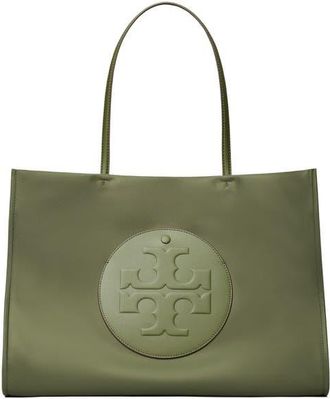 Tory Burch Ella Recycled Nylon Tote in Olive Green at Nordstrom