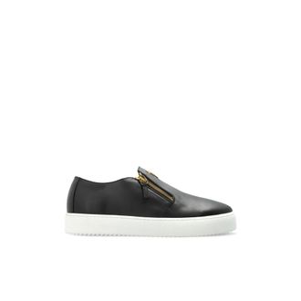 Giuseppe Zanotti Giuseppe Zanotti, Sneakers, male, Black, Size: 11 1/2 US Kobe Leather Sneakers