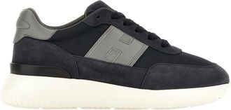 Hogan H709 Allacciato H Banda Sneakers in Blue