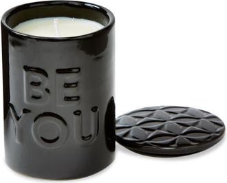 Tag Be You Candle With Striker In Lid Black Ceramic Everyday at Nordstrom