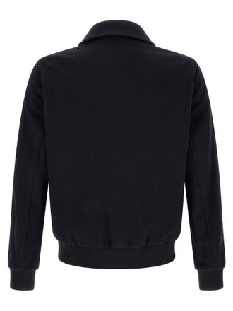 Pal Zileri Wool Blend Bomber Jacket - Black