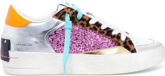 Crime London Schoenen, Dames, Veelkleurig, 40 EU, Leer, SK8 Deluxe Sneaker
