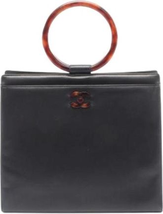 Chanel Pre-owned Vintage Handbag - Dames - Vintage Handtas - Zwart - ONE Size - Vintage