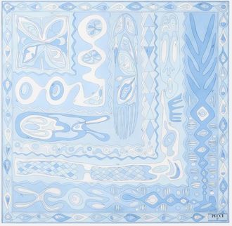 Pucci Angoli silk twill scarf