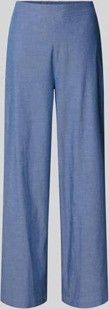 Selected Regular Fit Weite Hose aus reiner Baumwolle Modell KIRA-TARA in Jeansblau, Gr&ouml;&szlig;e 36