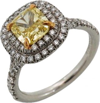 Tiffany & Co. Yellow Gold (18K) Platinum 950 Band Ring (Pre-Owned)