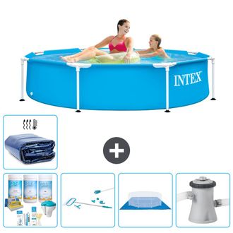 Intex Piscina Con Estructura Redonda - 244x51 Cm - 7-piezas S20402