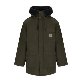 Carhartt Work in Progress Hombre, Abrigos, Marr&oacute;n, Talla: L