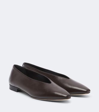 Jimmy Choo London Margot leather ballet flats
