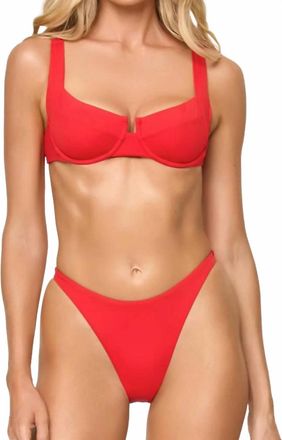 L*Space Mako Bikini Top In Flame