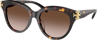 Tory Burch TY7209U 201613 Womens Sunglasses Tortoiseshell Size 53