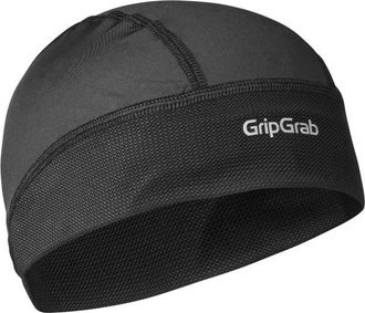 GripGrab UPF 50+ Lightweight Summer Skull Cap Velom&uuml;tze - Unisex | schwarz/grau