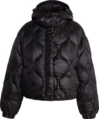 Faina Gewatteerde blouson Dames zwart