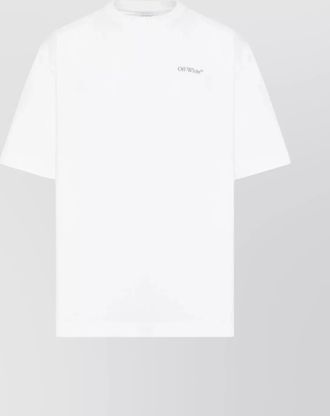 Off-white graphic print crew neck short sleeve t-shirt