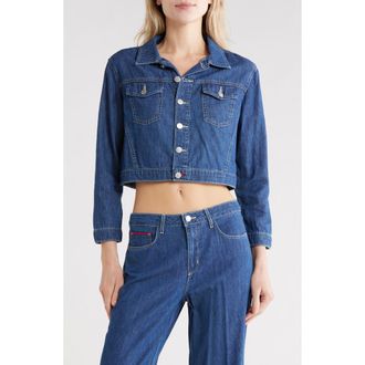 L'agence Koda Crop Denim Jacket in Spokane at Nordstrom Rack, Size X-Small