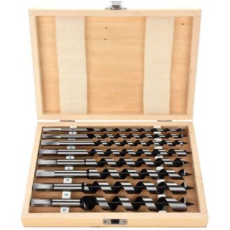 Elle Juego De 8 Brocas Hexagonales De 6-20 Mm - Acero Al Carbono Para Madera Dura - Compatible Con Portabrocas Hexagonales - Estuche De Almacenamiento Incl