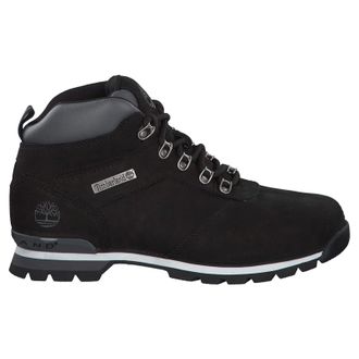 Timberland Splitrock Mid Hiker Nubuck Mens Lace Up Boots - Black - Size:UK 10.5
